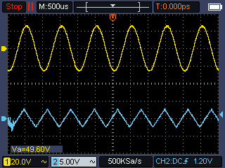 an image of a reasonable enough triangle and square wave